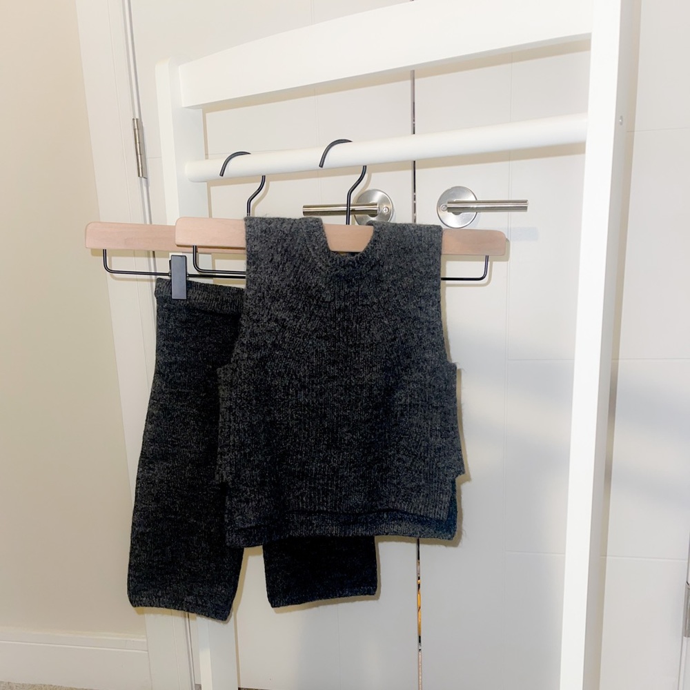 Zara Baby Grey Sweater/Pant Set